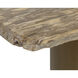 Kashtha 59 X 16 inch Natural / Antique Brass Console Table